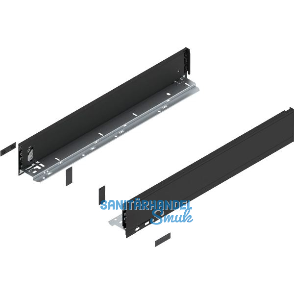 BLUM LEGRABOX pure Zarge H�he M, NL 550, Carbonschwarz-matt