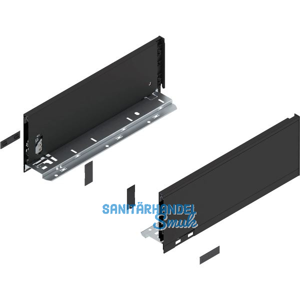 BLUM LEGRABOX pure Zarge H�he K, NL 350, Carbonschwarz-matt