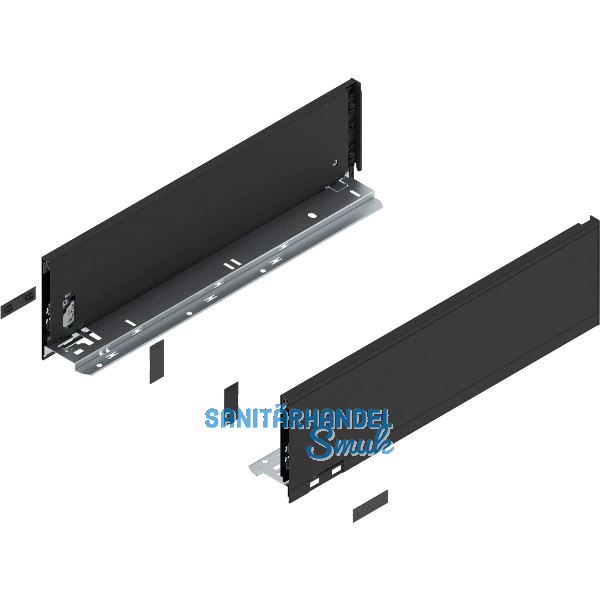 BLUM LEGRABOX pure Zarge H�he K, NL 450, Carbonschwarz-matt