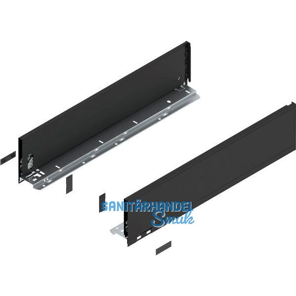 BLUM LEGRABOX pure Zarge H�he K, NL 550, Carbonschwarz-matt