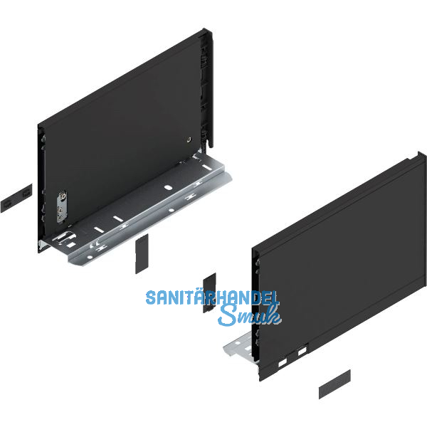 BLUM LEGRABOX pure Zarge H�he C, NL 270, Carbonschwarz-matt