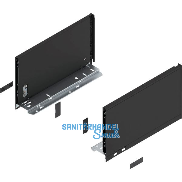 BLUM LEGRABOX pure Zarge H�he C, NL 300, Carbonschwarz-matt