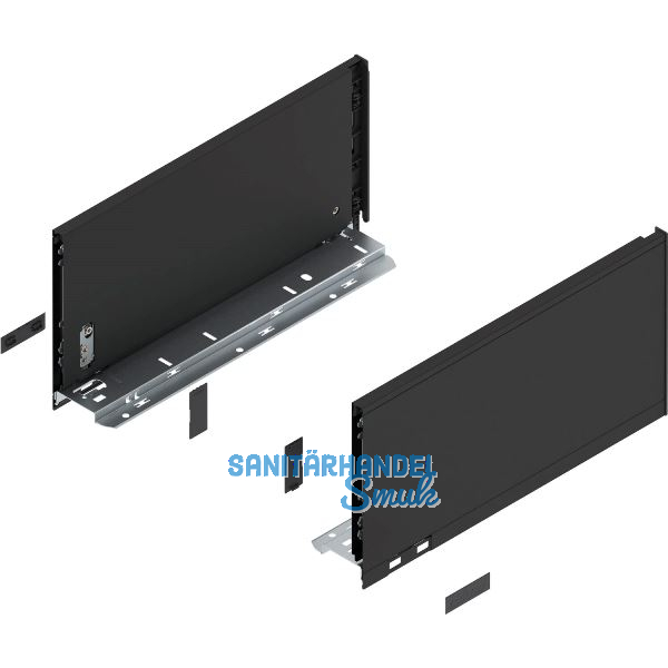 BLUM LEGRABOX pure Zarge H�he C, NL 350, Carbonschwarz-matt