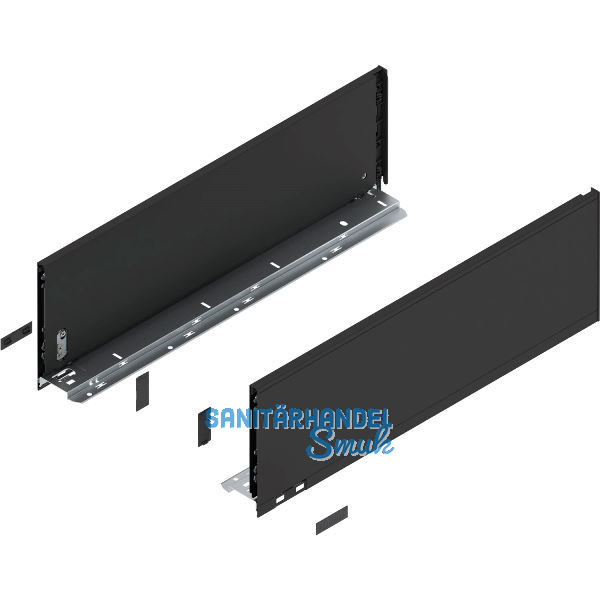 BLUM LEGRABOX pure Zarge H�he C, NL 550, Carbonschwarz-matt