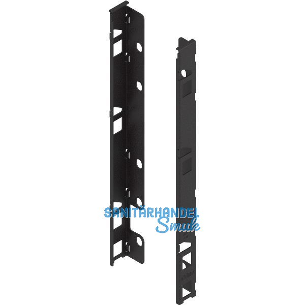 BLUM LEGRABOX Holzr�ckwandhalter H�he F, Carbonschwarz-matt