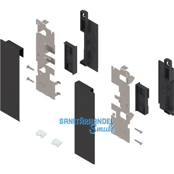 BLUM LEGRABOX Fronthalter Innenauszug mit Einschubelement H�he C, Carbonschwarz