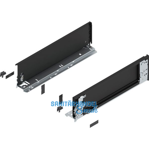 BLUM LEGRABOX special edition Innenzarge H�he K, NL 450 mm, Carbonschwarz