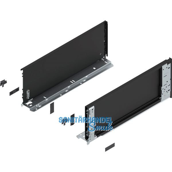 BLUM LEGRABOX special edition Innenzarge H�he C, NL 450 mm, Carbonschwarz