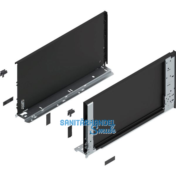 BLUM LEGRABOX special edition Innenzarge H�he F, NL 450 mm, Carbonschwarz