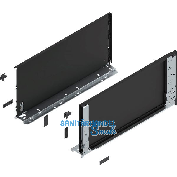 BLUM LEGRABOX special edition Innenzarge H�he F, NL 500 mm, Carbonschwarz