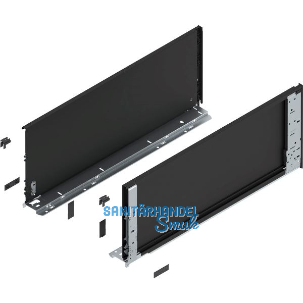 BLUM LEGRABOX special edition Innenzarge H�he F, NL 600 mm, Carbonschwarz