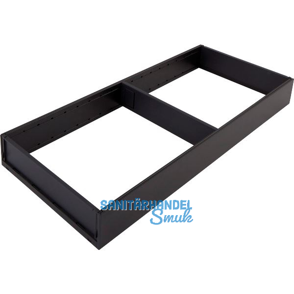 BLUM AMBIA-LINE Schubkastenrahmen breit, NL450mm, Stahl Carbonschwarz matt