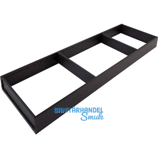 BLUM AMBIA-LINE Schubkastenrahmen breit, NL600mm, Stahl Carbonschwarz matt
