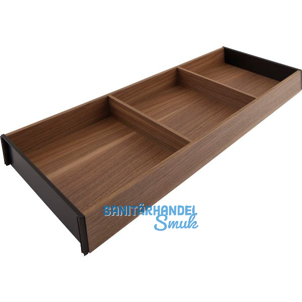 BLUM AMBIA-LINE Schubkastenrahmen breit, NL650mm, B200mm, Tennessee Nuss