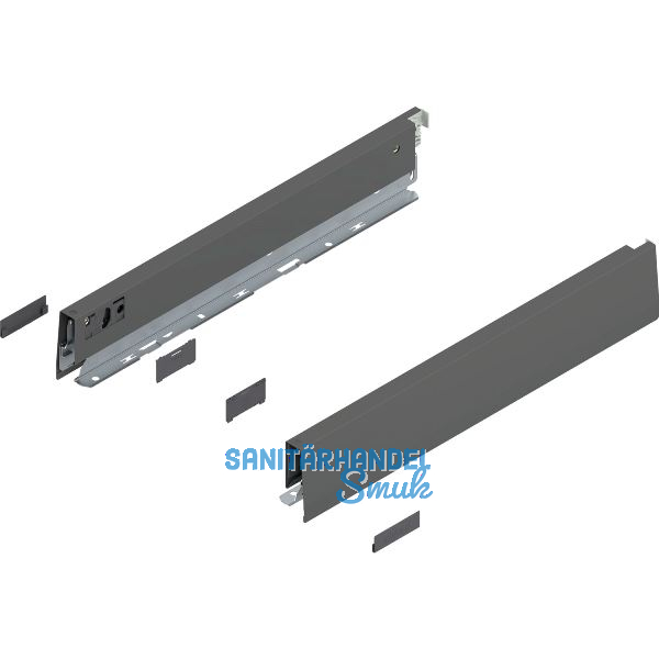 BLUM MERIVOBOX Zarge H�he N, NL 400, Oriongrau-matt