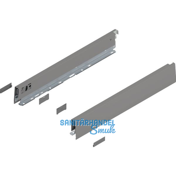 BLUM MERIVOBOX Zarge H�he N, NL 450, Indiumgrau-matt