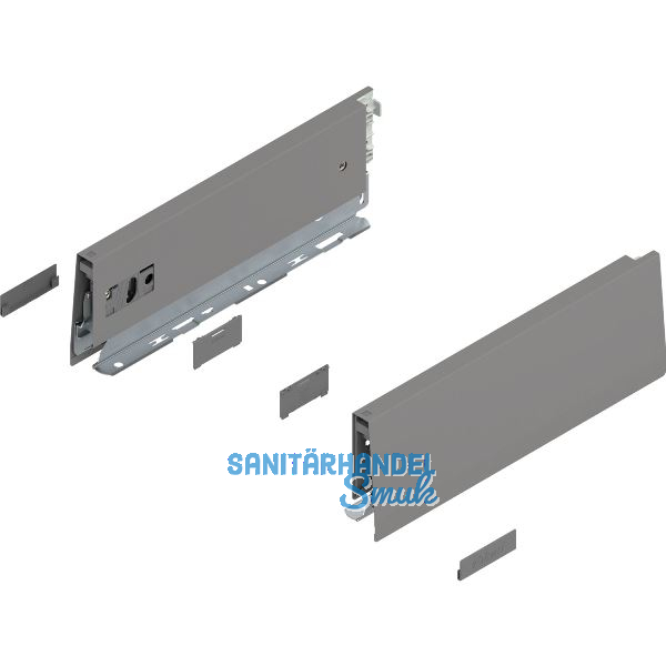 BLUM MERIVOBOX Zarge H�he M, NL 270, Indiumgrau-matt