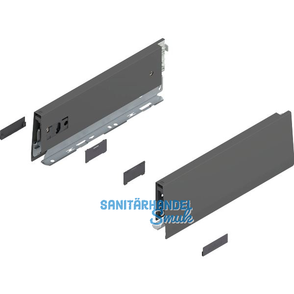 BLUM MERIVOBOX Zarge H�he M, NL 270, Oriongrau-matt