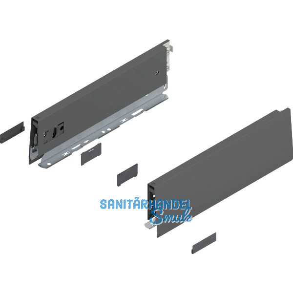 BLUM MERIVOBOX Zarge H�he M, NL 300, Oriongrau-matt