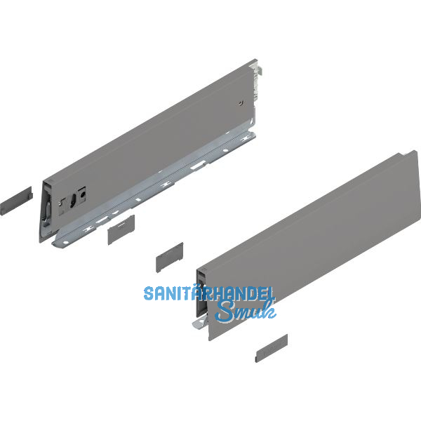 BLUM MERIVOBOX Zarge H�he M, NL 350, Indiumgrau-matt