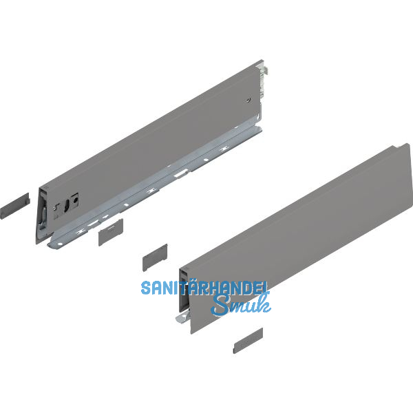 BLUM MERIVOBOX Zarge H�he M, NL 400, Indiumgrau-matt