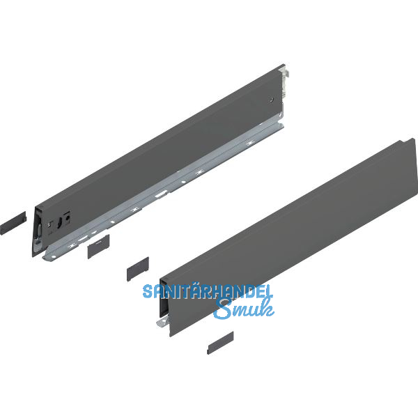 BLUM MERIVOBOX Zarge H�he M, NL 500, Oriongrau-matt