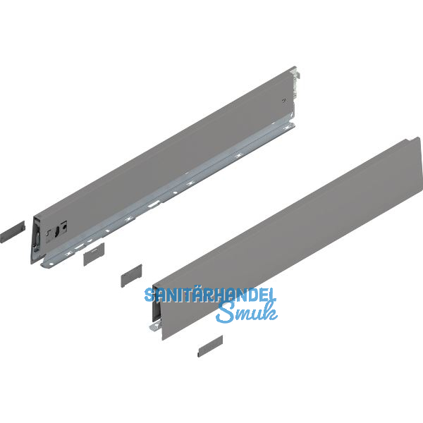 BLUM MERIVOBOX Zarge H�he M, NL 550, Indiumgrau-matt