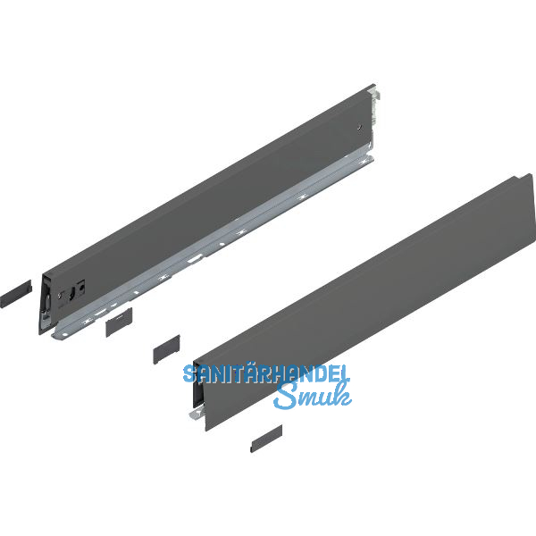 BLUM MERIVOBOX Zarge H�he M, NL 550, Oriongrau-matt