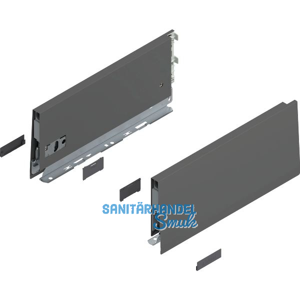 BLUM MERIVOBOX Zarge H�he K, NL 300, Oriongrau-matt