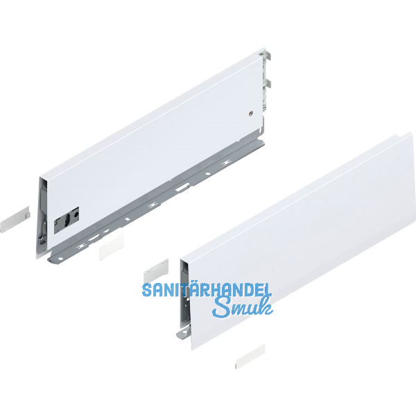 BLUM MERIVOBOX Zarge H�he K, NL 400, Seidenwei�-matt