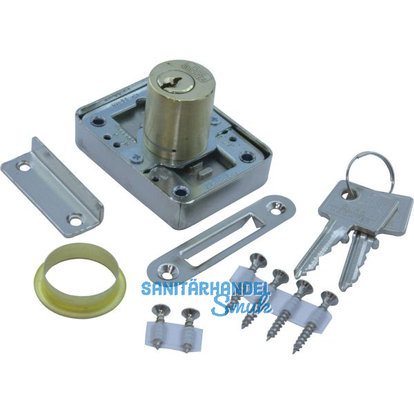 BURG W�CHTER MZ 23 Zyl.-Kastenschloss Sperre Z 2, L�nge 25 mm, Messing poliert