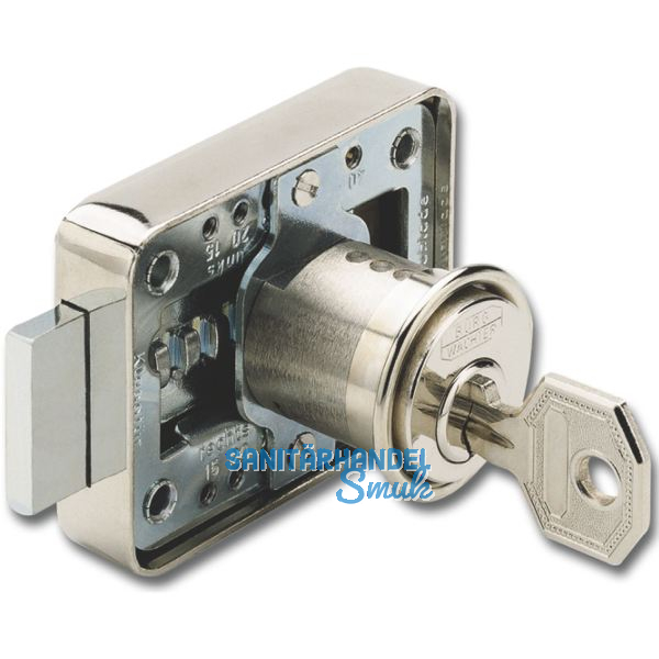 BURG W�CHTER MZ 2320 Zyl.-Kastenschloss Sperre Z 1, L�nge 25 mm, Messing vern.