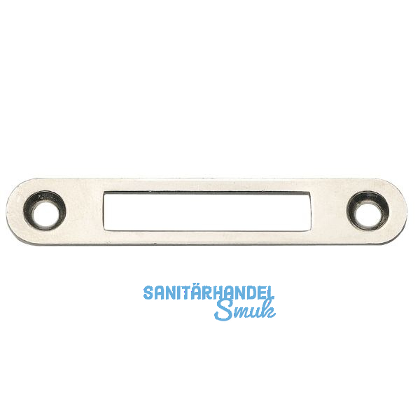 JUNIE Schlie�blech rund, 58x10 mm, Stahl vernickelt