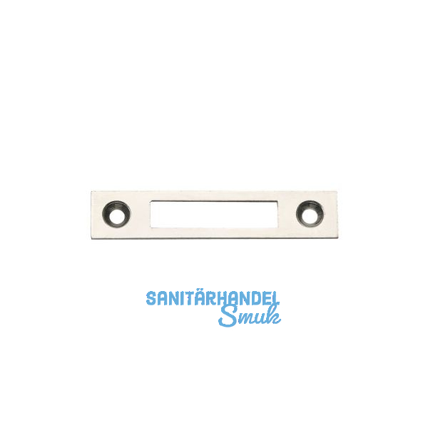 JUNIE Schlie�blech eckig, 60x12 mm, Stahl vernickelt