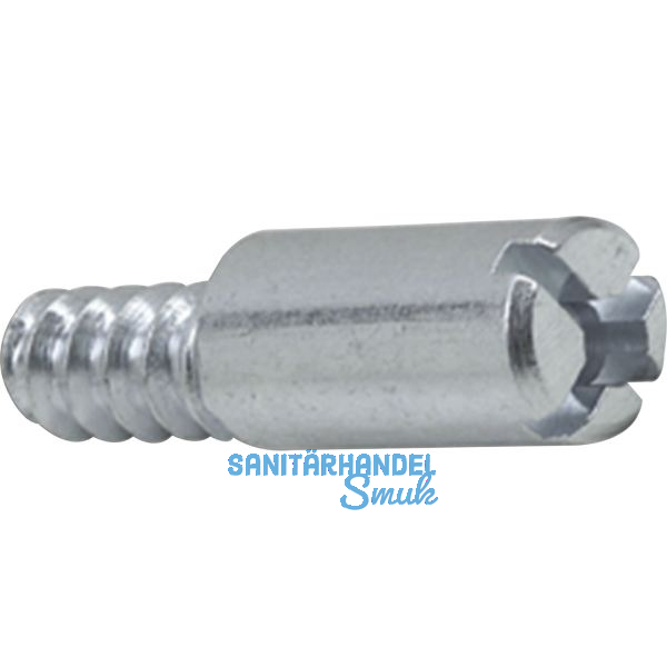 Anschlagstift exzentrisch, Stahl verzinkt
