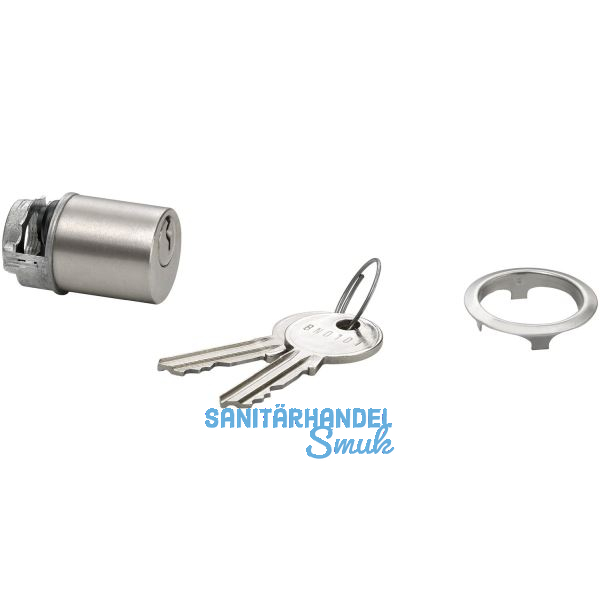 JUNIE 7638 ASS Schlie�einsatz Zylinder Sperre BN 0103, Messing vernickelt matt