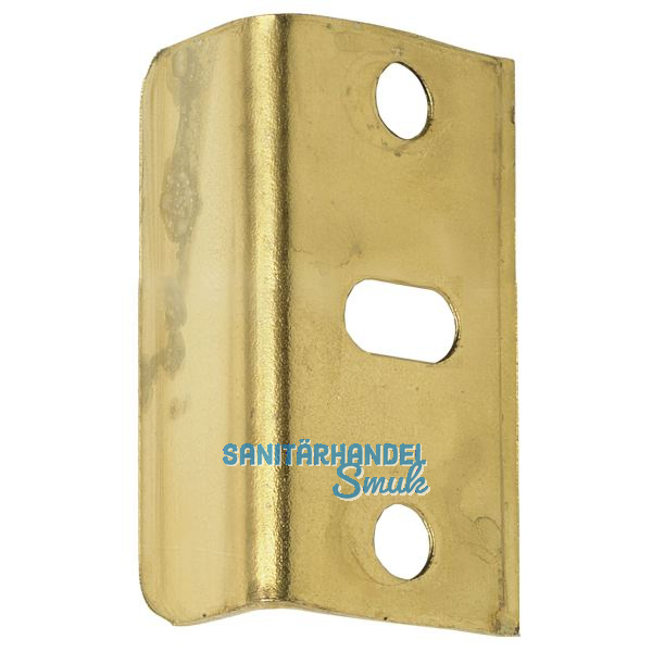 Winkelschlie�blech 30x11x11 mm, Stahl vermessingt