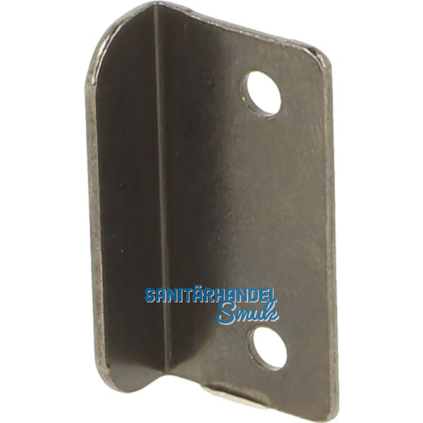 SISO Winkelschlie�blech 30,2x15,8x8,8 mm, Stahl vernickelt schwarz