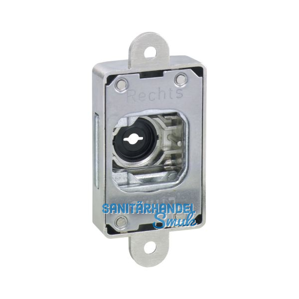 JUNIE ASS 1781 Zylinder-Kastenschloss Dornma� 16 mm, Zamak vernickelt