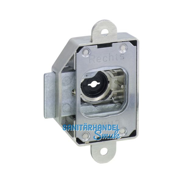 JUNIE ASS 1781 Zylinder-Kastenschloss Dornma� 30 mm, Zamak vernickelt