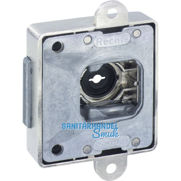 JUNIE ASS 1881 Zylinder-Kastenlschloss Dornma� 40 mm, Zamak vernickelt