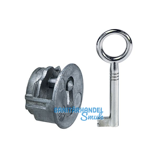 JUNIE 7605 Bart ASS Schlie�einsatz Euro - Sperre, Zink roh