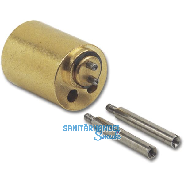 JUNIE 7638 ASS Verl�ngerung f�r Zylindereinsatz L 17 mm, Messing blank