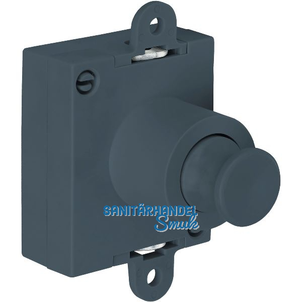 JUNIE Push-Lock Drehstangenschloss einseitig, Kunststoff anthrazitgrau