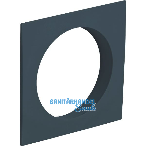 JUNIE Push-Lock Zylinderrosette eckig, Kunststoff anthrazitgrau