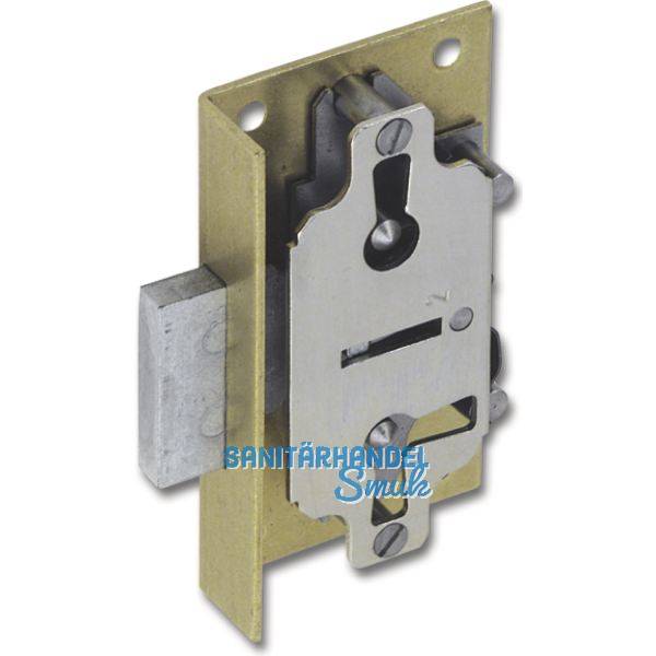 JUNIE 619 Bart-Kastenschloss, Dornma� 40 mm, Stahl/R�ckblech aus Messing