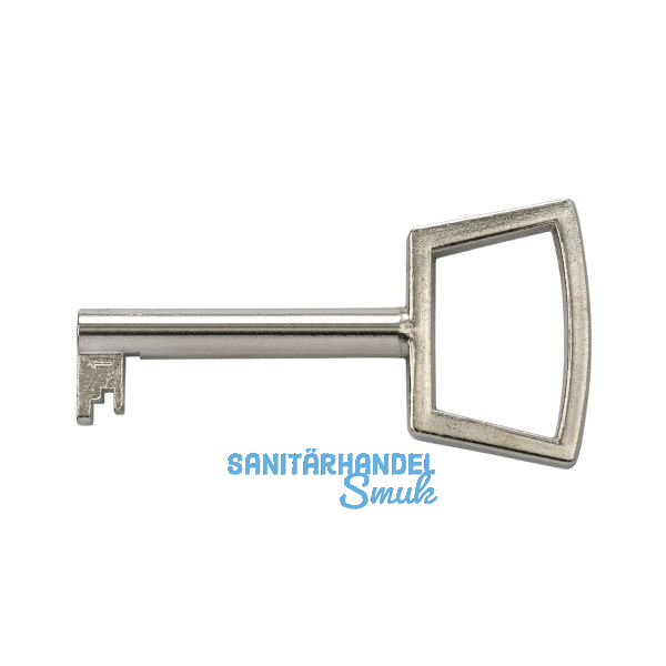 JUNIE M�belschl�ssel 3, Bartbreite 6 mm, Barth�he 8 mm, vernickelt