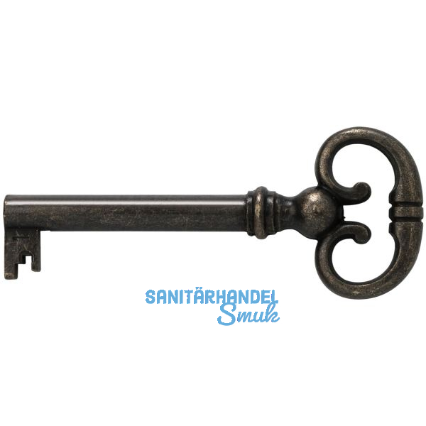 JUNIE M�belschl�ssel 4, Bartbreite 6 mm, Barth�he 8 mm, br�niert