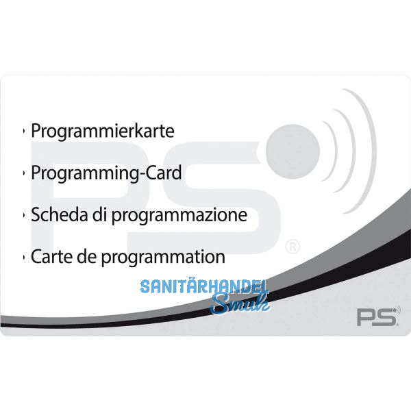 PS SOLO Programmierkarte in Kreditkartenformat, Kunststoff