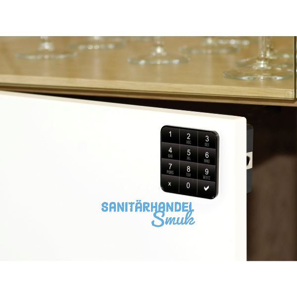 PS SOLO Elektronikschloss Set mit Tastatur f�r Privathaushalt, Zamak